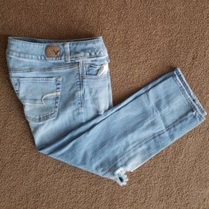 American eagle artist cropped Jean's size 4